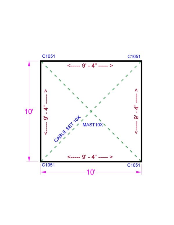 10x10 Quick Peak Tent