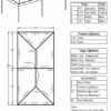 10x20 Standard Diagram 10x20 Commercial Frame Tent – Standard Hip End