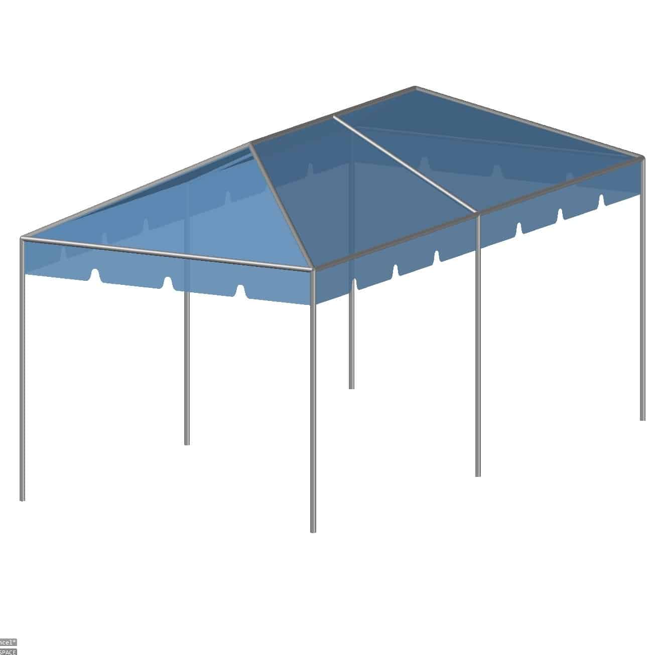 10x20 Complete Frame Tent – Central Tent