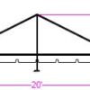 20x20-std-B 20x20 Standard Hip End Frame Tent