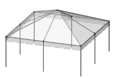 Standard 20x20 Frame Tent Standard 20x20 Frame Tent