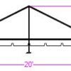 20x30 Complete Frame Tent