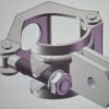 24d33420-be28-4670-b3a2-aa6ff0a90f74 Quick Clamp Snap One way - 2 tabs