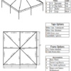 30x30 Complete Frame Tent