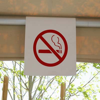 Hanging sign - No Smoking Sign Picture