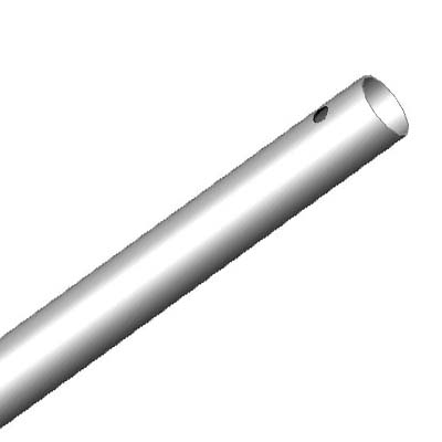 400x400_SteelPoleBallyRail half Female Steel Bally Rail 4'-10" Standard Female (one pole only)