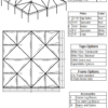 40x40 Standard tent Diagram