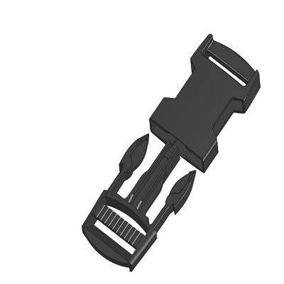 BK1004 plastics side release buckles Plastics Side Release Buckle (White)