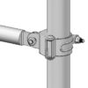 Bally Rail Steel Quick Clamp-F Bally Rail Set 36 in. x 10 ft. Steel Pole Quick Clamp
