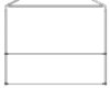 Bally Rail Steel Quick Clamp on Tent -G Bally Rail with Custom Graphics 36 in. x15 ft.