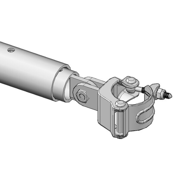 BallyRail-Aluminum QuickClamp B Bally Rail Set 36 in. x 10 ft. Alum. Pole