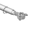 BallyRail-Aluminum QuickClamp-E Bally Rail Set 36 in. x 15 ft. Alum. Pole