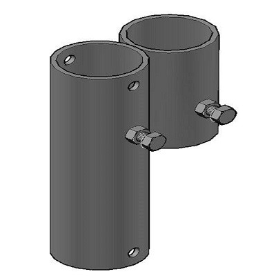 Sign / Flag Holder Type C - Slide Style 2" to 2" with 8" Holder