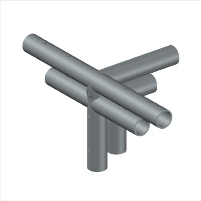 C1054 Tee Joint Double Tube-Quick Peak Quick Peak Side Tee Double