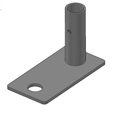 c1055-a Base Plate 4x8 with Stake Hole