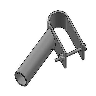 C1092-C Double Tube One Way Top Tee - Drop on