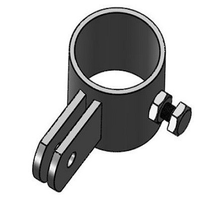 C1133-B 2 in. Slide Snap 1 way 2 tab