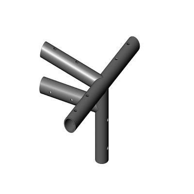 Center Front Gable Extension with Horizontal brace