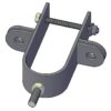 C1562 D-Tube Tee Clamp with two tabs and one stud Cable X Brace for Double Tube Legs - 8' high 10' Span