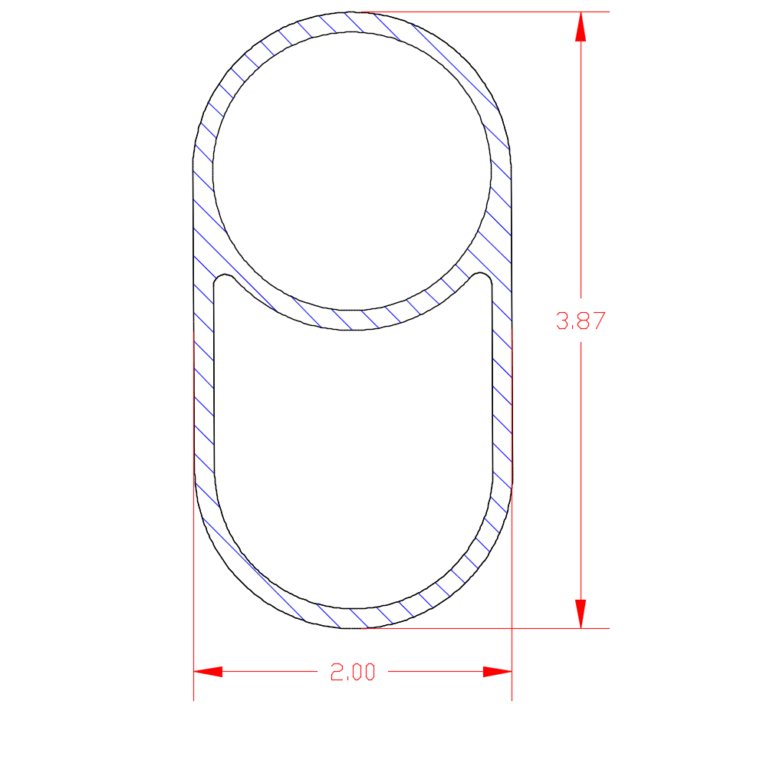 21'-10" Double Tube Aluminum Pole - Image 2