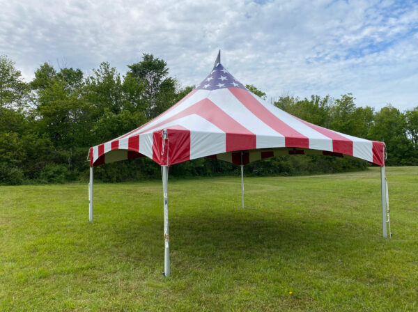 Flag Tent 20x20 Quick Peak Commercial Frame Tent Flag Tent 20x20 Quick Peak