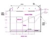 FoodboothSidewallMeshed 7x10 Tent Sidewall