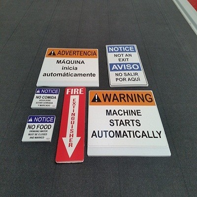 Graphic_Coroplast_A Sign Mounted out of Corrugated Plastics