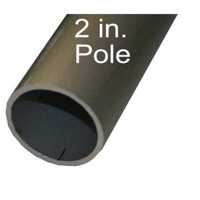 Aluminum Pole 2" 4'-11" Aluminum Pole 2 in.