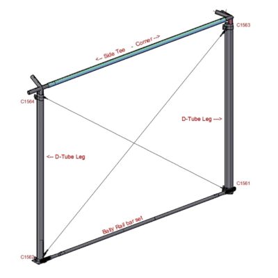 X Brace D-Tube -A X Brace D-Tube -A