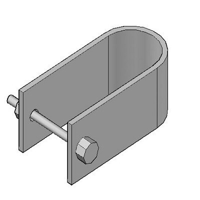 c1089-a Double Tube Bracket Drop-on style