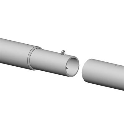 poleextension_400x400-2 Pole Extension for 2 in. Frame Tent system