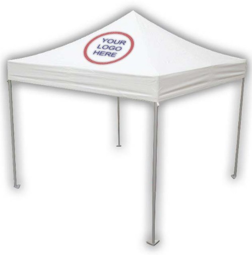 10x10 Commercial Popup Tent with (1) Logo