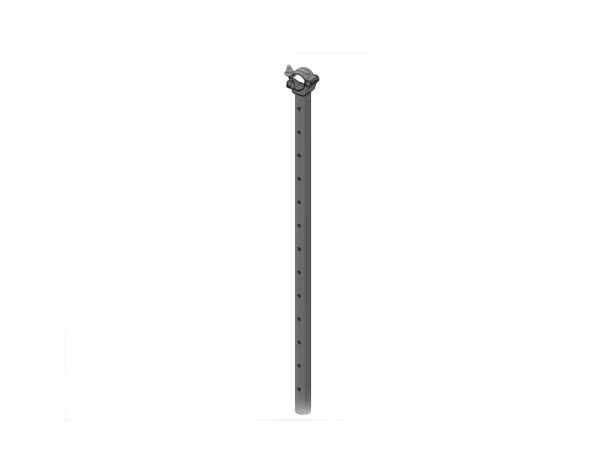 c1098-q One Way 2 in. Quick Clamp Adjustable - Drill every 3 in.