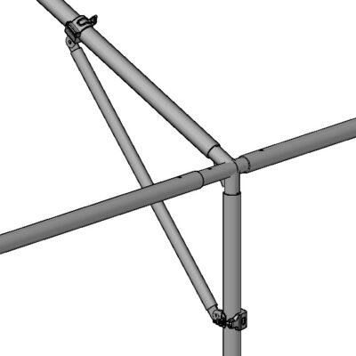 C1022-Q1-B One Way Brace 2" Quick Clamp