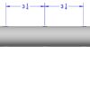 Splice Straight 9 in SPL07 2" Simple Splicing 9 in.