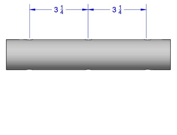 Splice Straight 9 in SPL07 2" Simple Splicing 9 in.