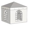 10x10 Standard with Sidewall 10x10 Standard Hip End Frame Tent