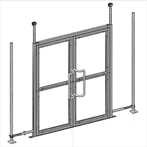 Door - Stabilizer Bar 2in-Layout2 Door Frame Holder - Adjustable - Lollipop