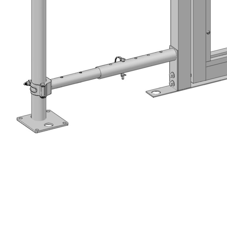 Bottom Support Brace for Tent Door 10 ft. (Stabilizer Bar) - Image 2