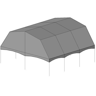 Barn Concept tent A 30x30 Barn Style Tent - A