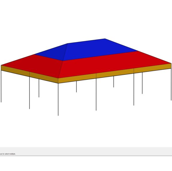 Image 514 20x30 Horizontal Colors Tent