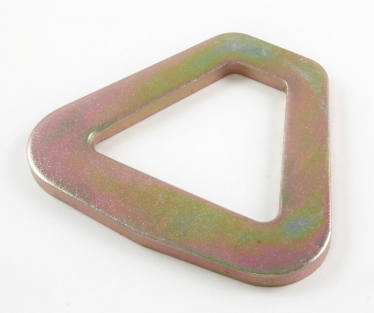 2" Stamped Triangle D-Ring - 10K Yellow - Image 3