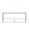 Bally Rail 20 ft Set - D Steel QC-Assy A Bally Rail Set 36 in. x 20 ft. Steel Pole D-Tube Slide Clamp