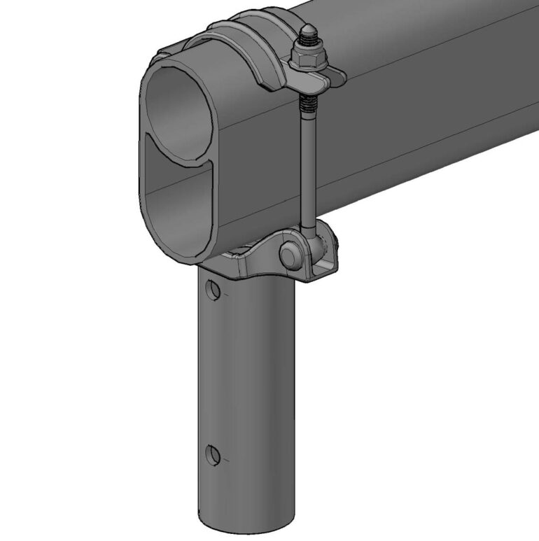 One Way D-Tube Quick Clamp - Image 3