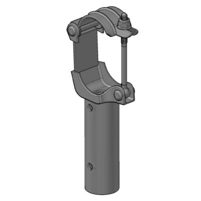 C1098-QC-D One Way D-Tube Quick Clamp