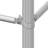 C1134-CD Double Tube Corner Clamp C Double Tube Corner Two Tab Screw Style