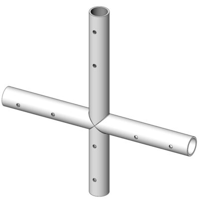 G05-A Gable with offset leg 1 in Gable 4 Way Joint (offset 2" for leg)
