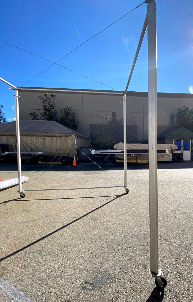 Canopy Wheel on tent legs