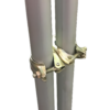 swivel_ Pole Clamp - Fixed Parallel - 0 Degree Twist
