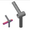 Perimeter Slide Tee for supporting rafter - Leg